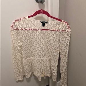H&M white top